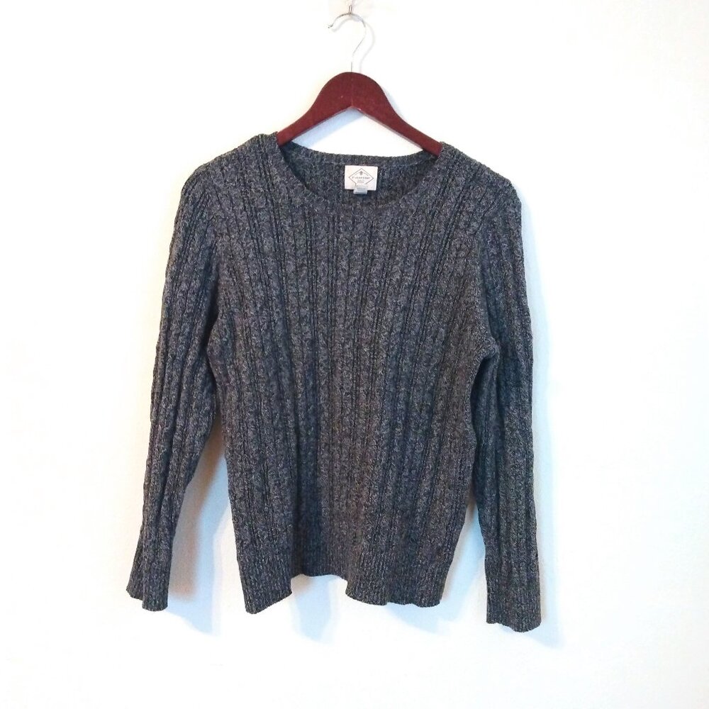 St. John's Bay PXL gray sweater